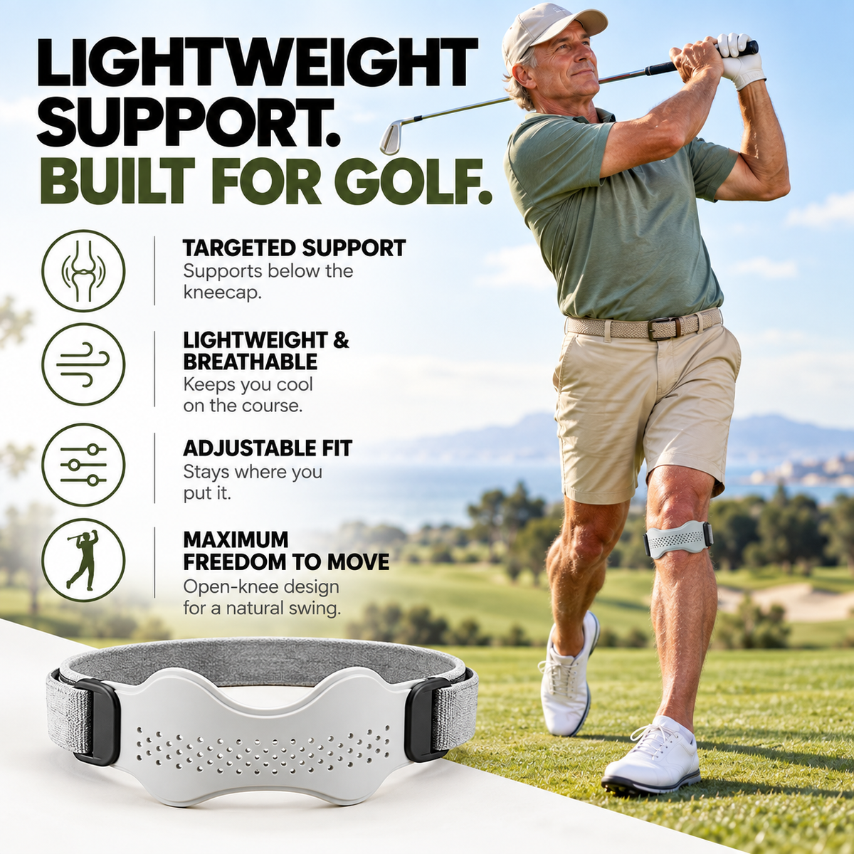 18-Hole Knee Support™