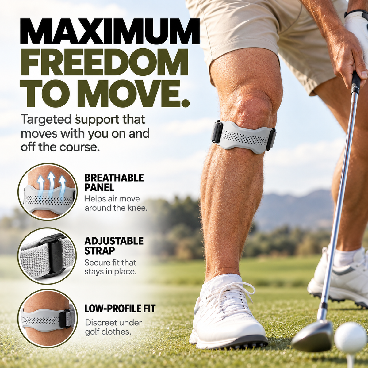 18-Hole Knee Support™
