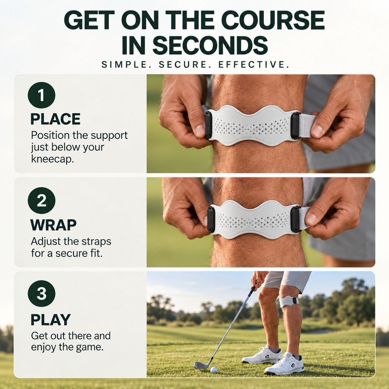 18-Hole Knee Support™