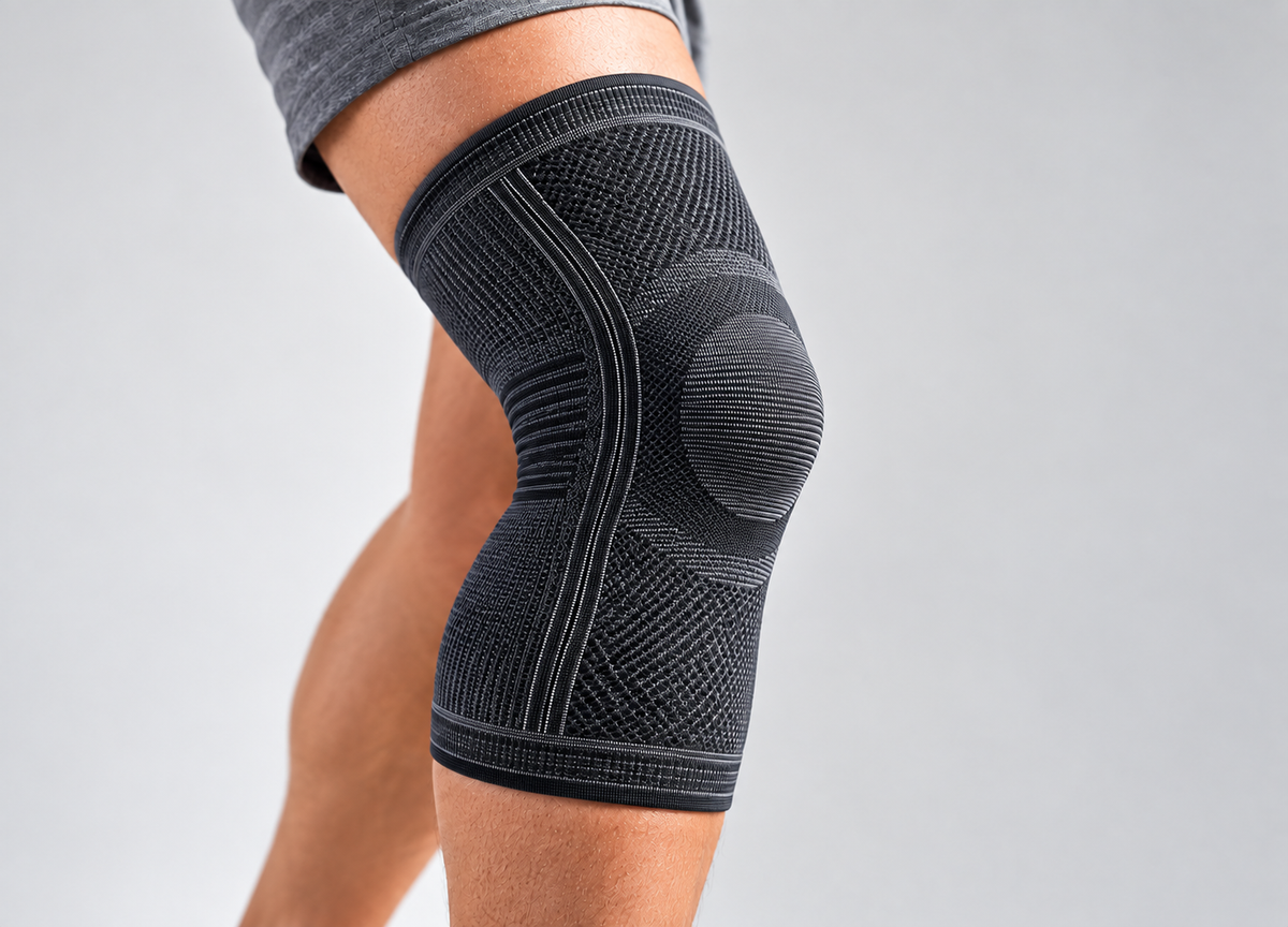 Traditional full-knee compression sleeve
